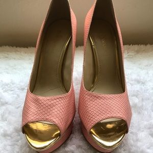 Enzo Angiolini/Peep Toe Platform